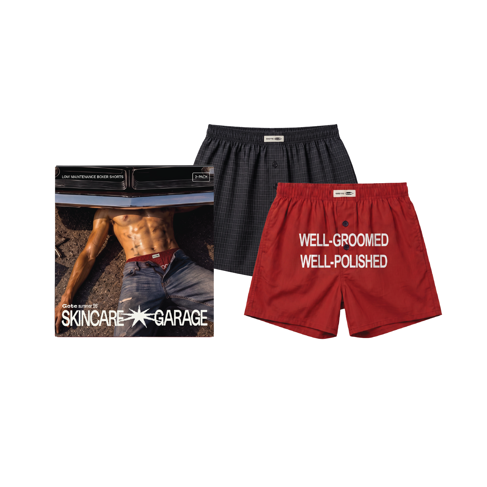 Low Maintenance Boxer Shorts Set